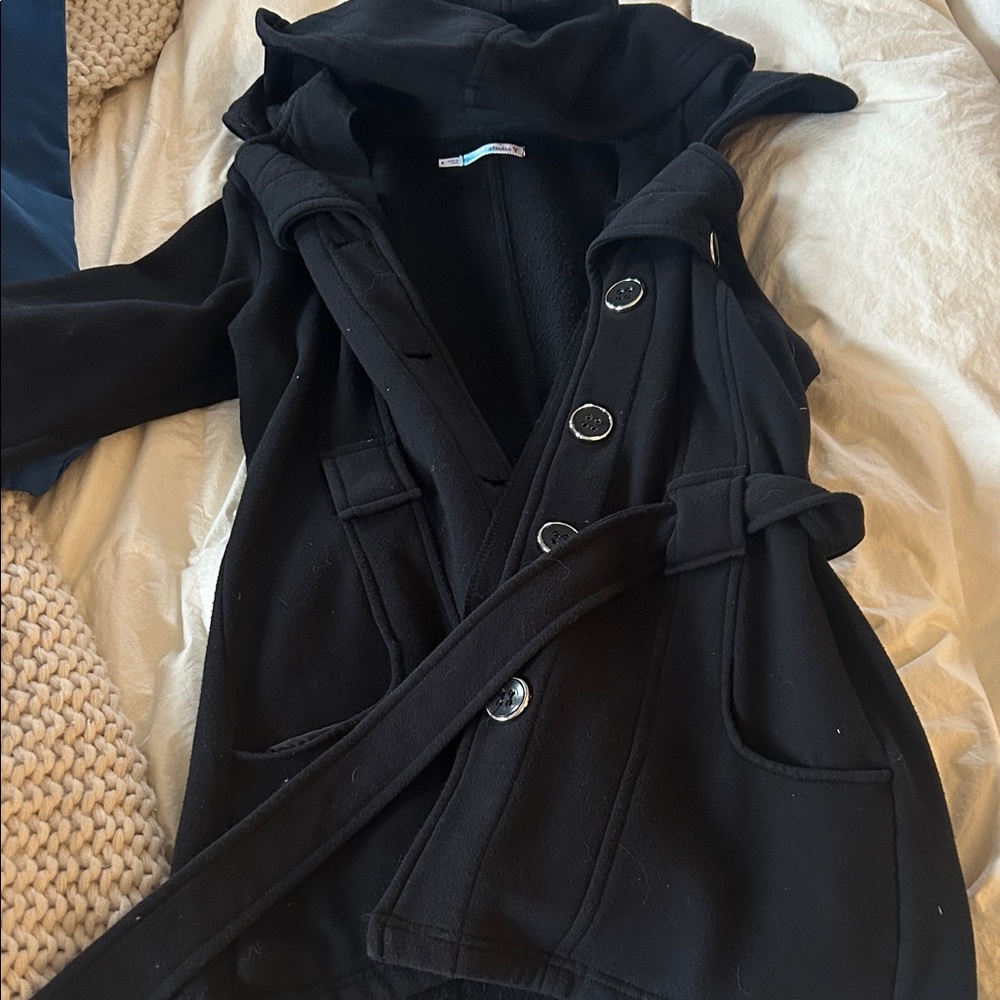 Studio Y Black Hooded Jacket